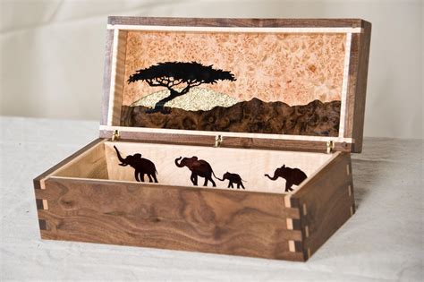 African Themed Jewelry Box 